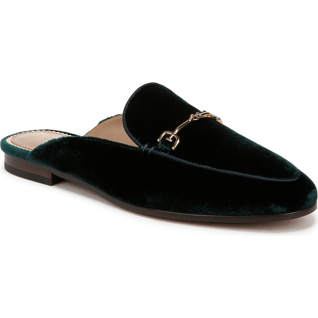 Sam Edelman Linnie Bit Mule In Emerald Jade Velvet