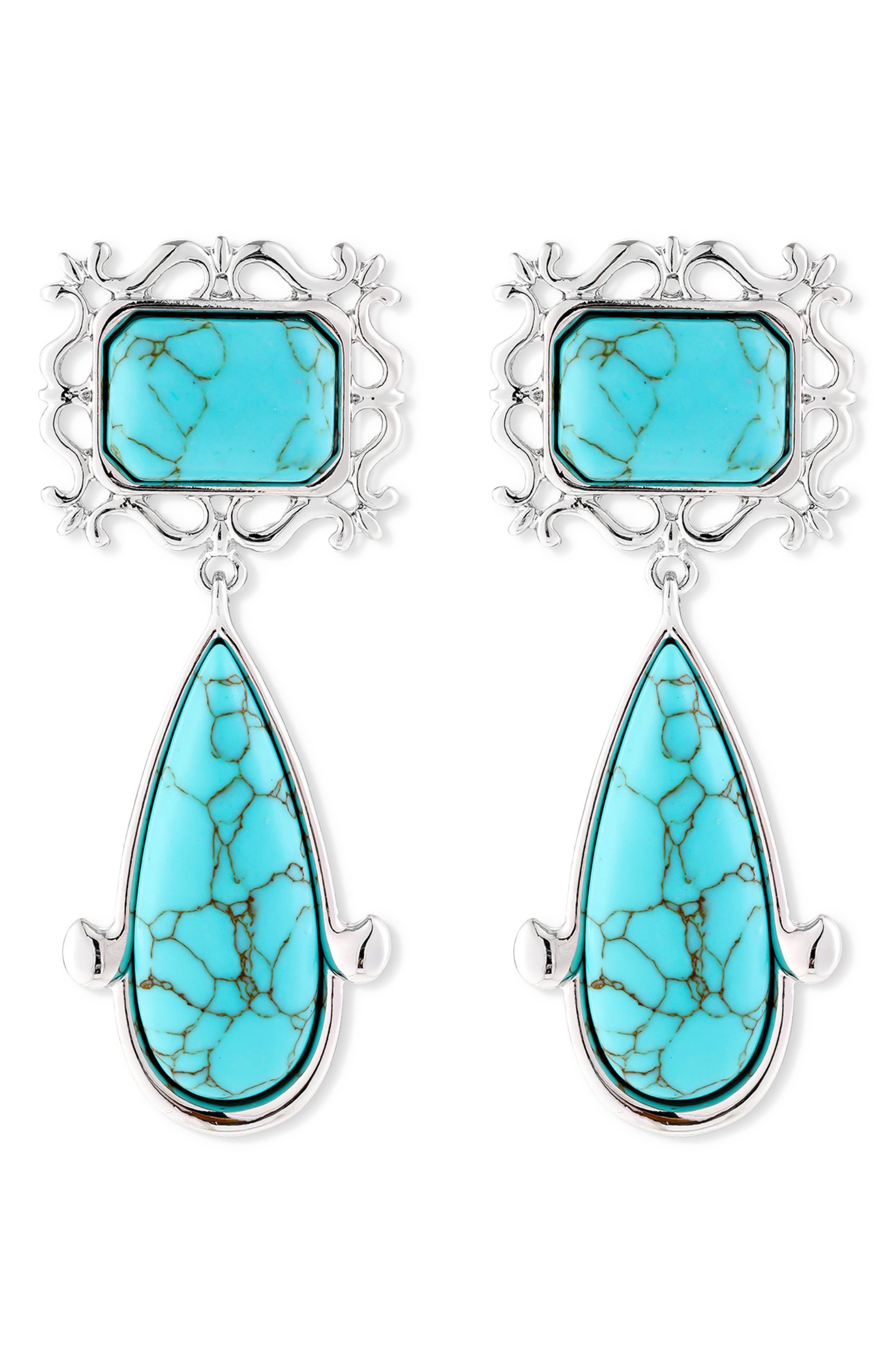 SILVER/ TURQUOISE