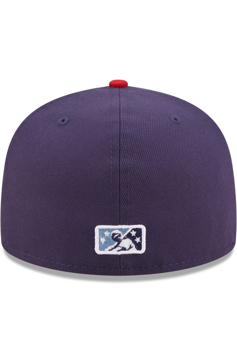 New Era Men's New Era Navy Brooklyn Cyclones Authentic Collection 59FIFTY Fitted Hat, Alternate, color, 