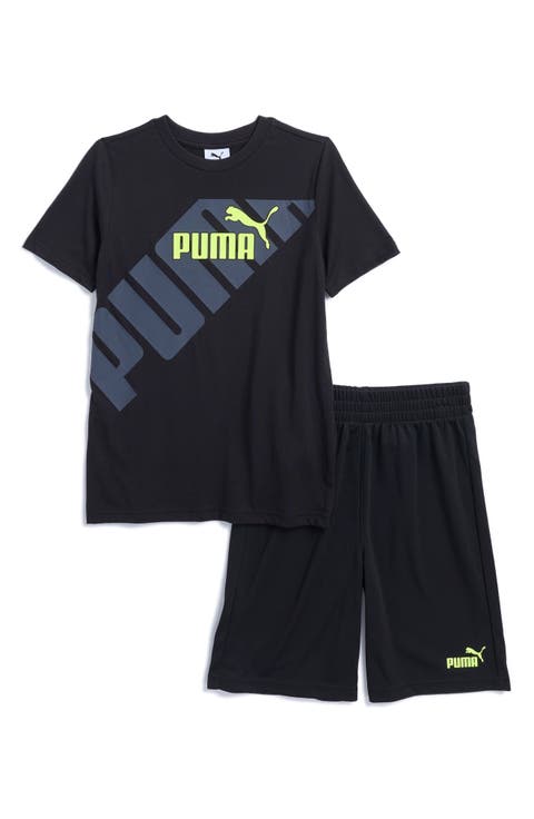 Kids' Jersey Graphic T-Shirt & Shorts Set (Little Kid & Big Kid)