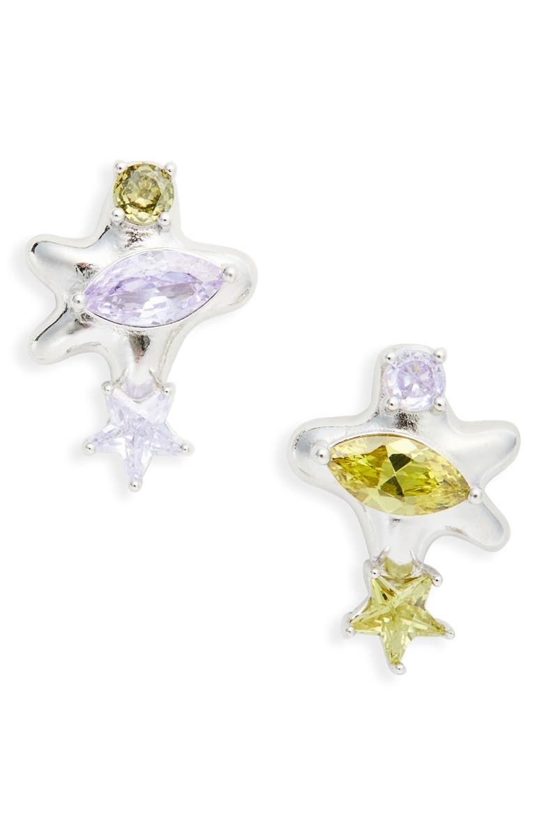 Collina Strada Constellation Stud Earrings, Main, color, Amethyst Canary