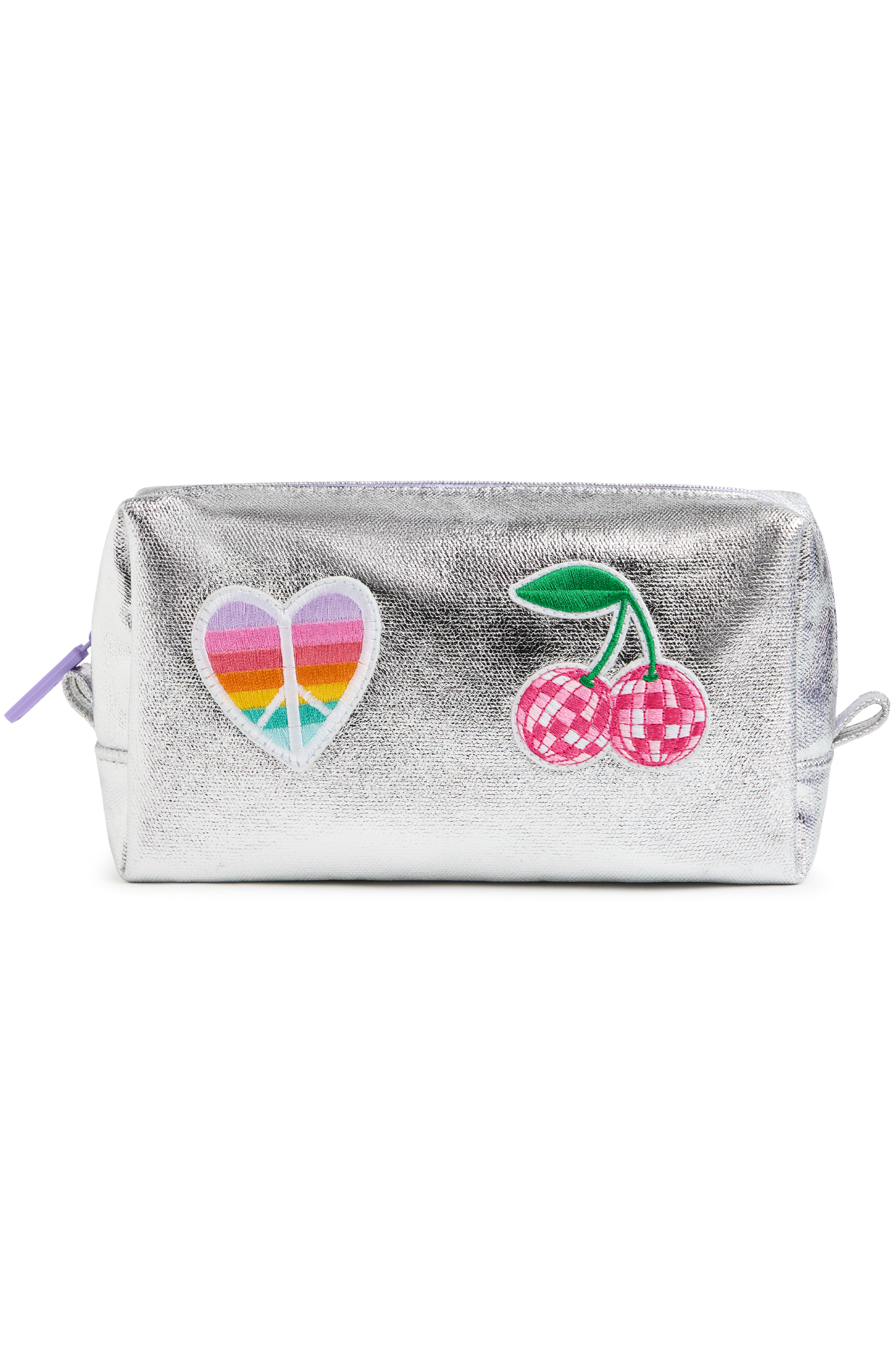 Kids' Metallic Patched Pouch, Main, color, Metallic Multi