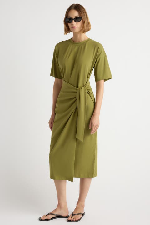 Noa Organic Cotton T-Shirt Wrap Dress