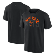 FANATICS Men's Fanatics New York Mets Black Out Heavyweight T-Shirt