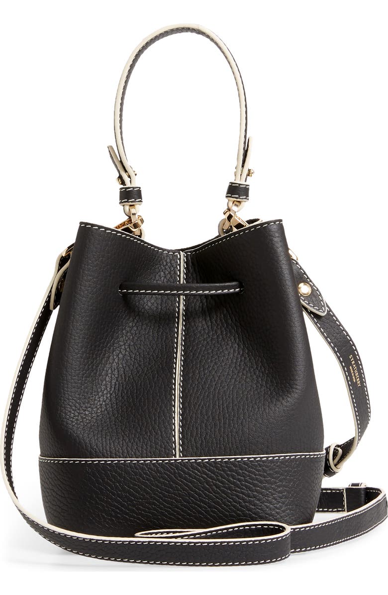 Strathberry Lana Osette Leather Crossbody Bucket Bag, Alternate, color,
