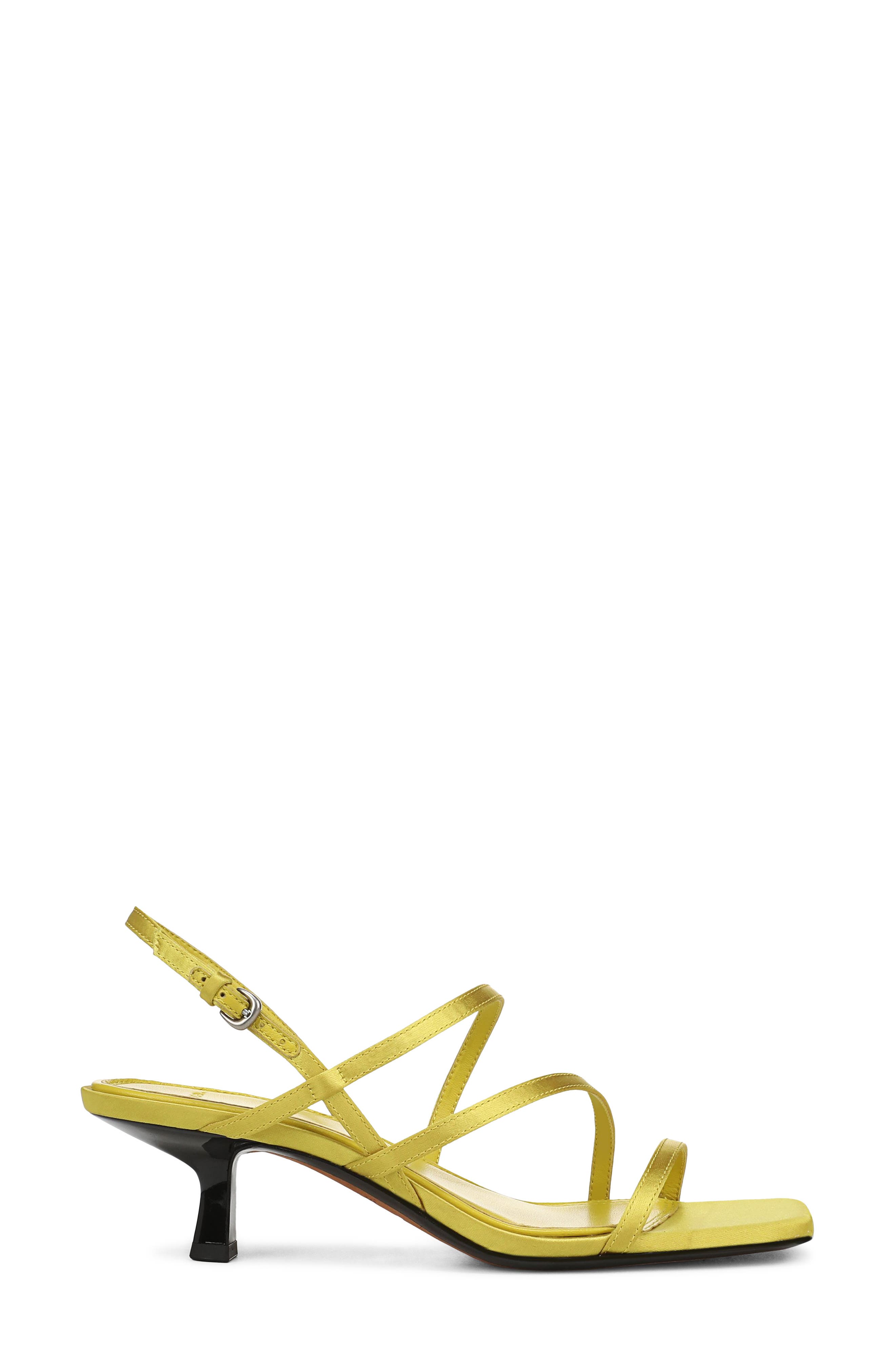 Tania Satin Slingback Sandal, Alternate, color, CITRINE