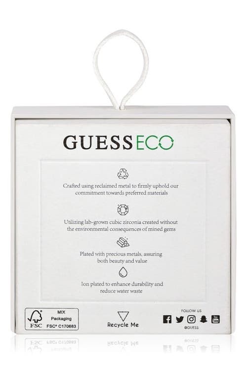 GUESS GUESS CUBIC ZIRCONIA TRIANGLE CHARM LINE BRACELET 