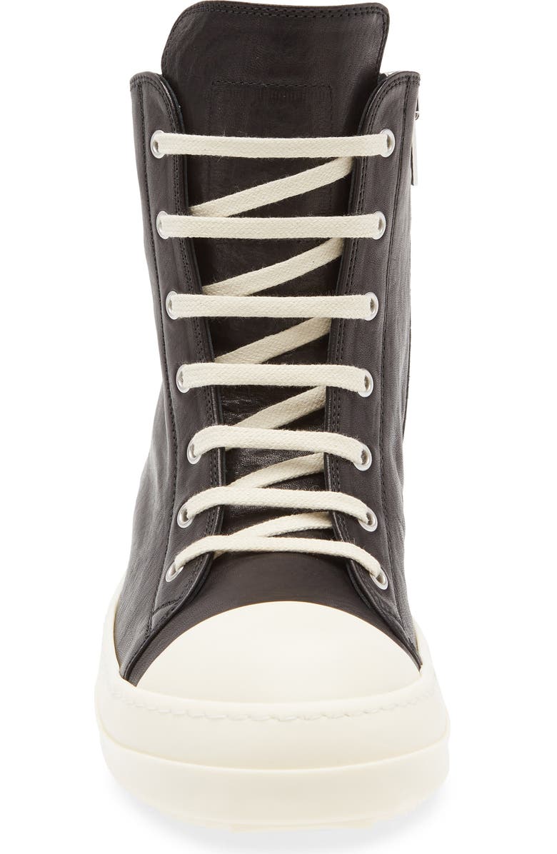 Rick Owens Hollywood Leather High Top Sneaker, Alternate, color,