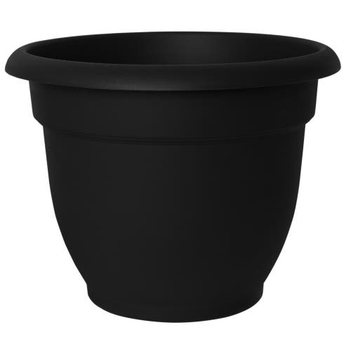 Bloem 20" Ariana Pot Planter, Black In Black