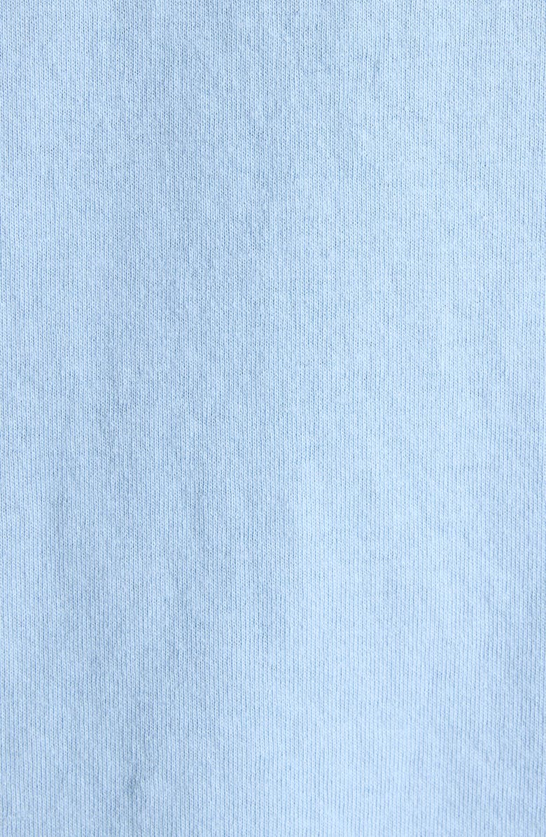 Balenciaga Medium Fit Embroidered Logo Graphic T-Shirt, Alternate, color, 4773 Light Blue/ White