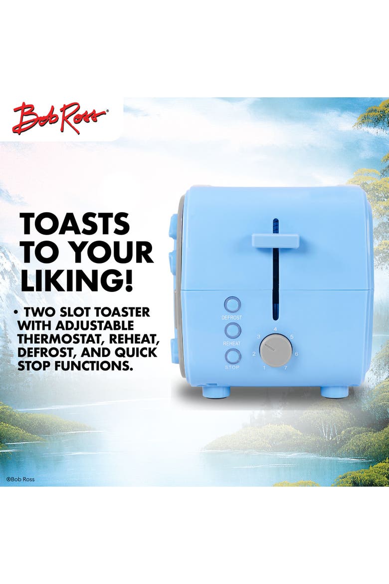 Bob Ross TV 2-Slice Toaster, Alternate, color, None