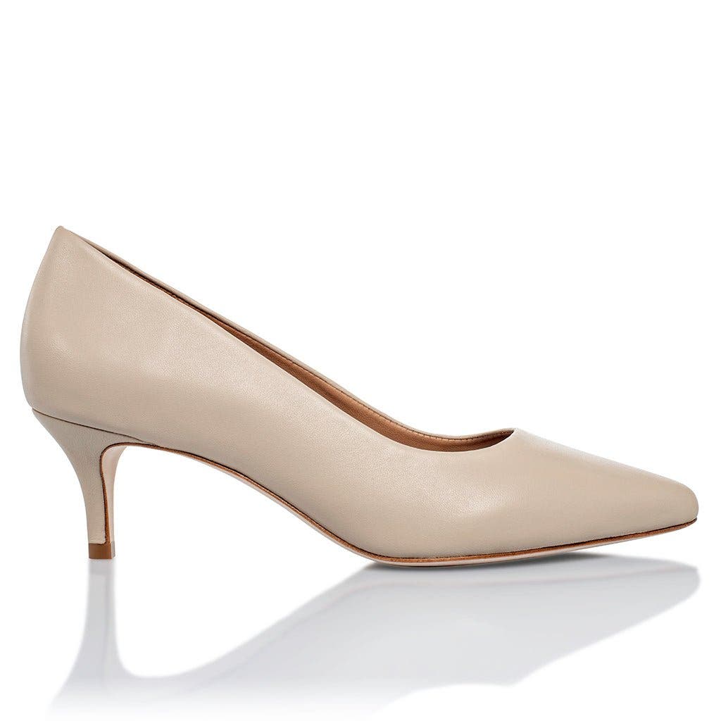 Joan Oloff Shoes Callie Pump in Nude 