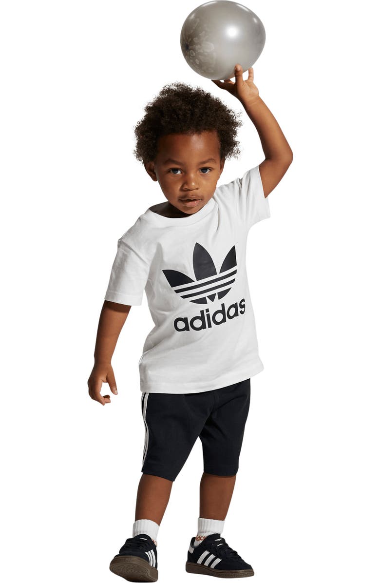 adidas Kids' Handball Spezial Sneaker, Alternate, color, Black/ White/ Gum