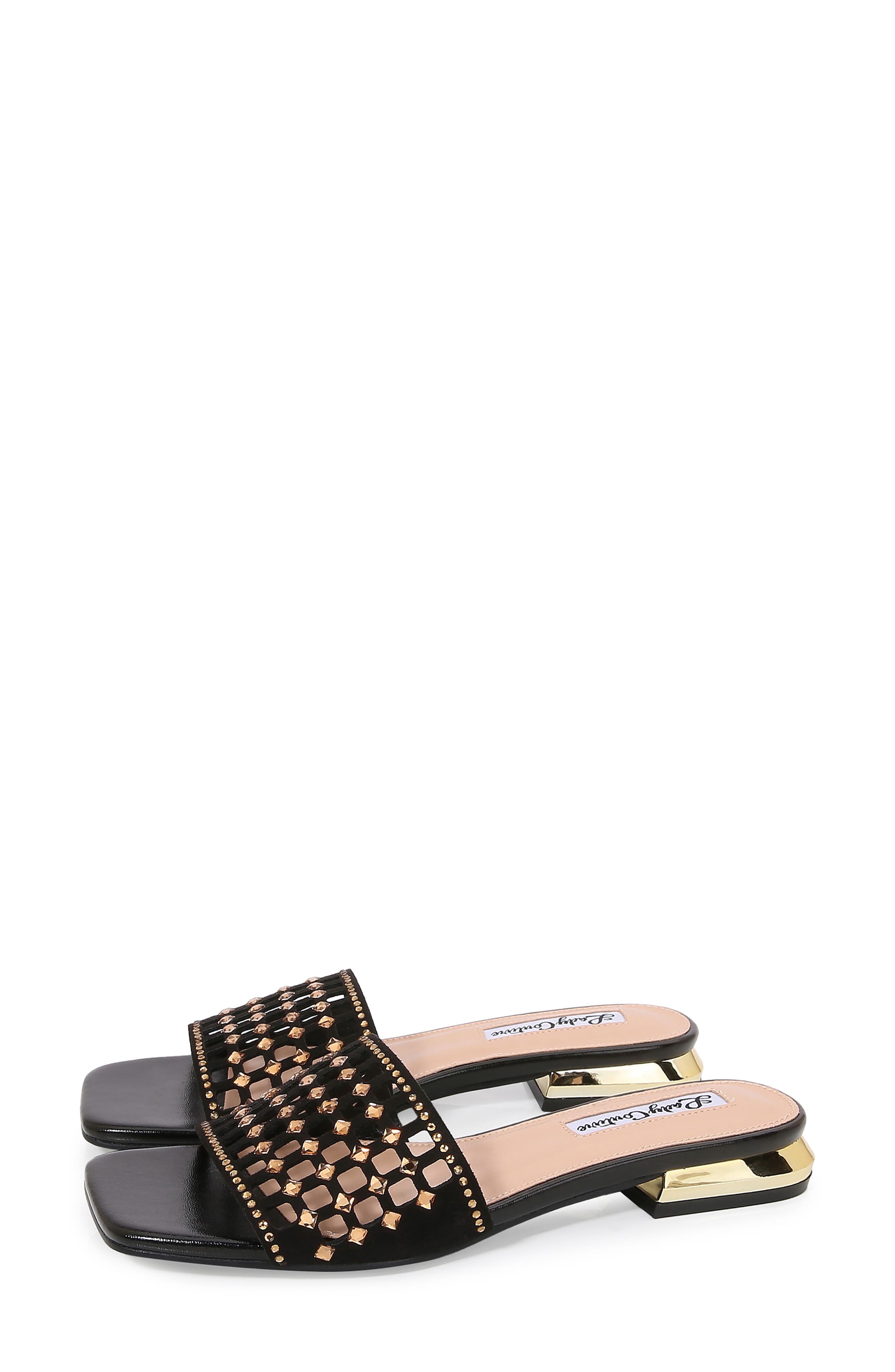 Garden Slide Sandal, Alternate, color, BLACK