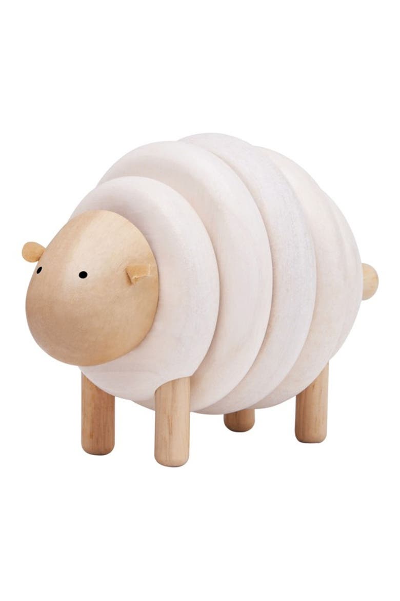 Lacing Sheep Toy, Main, color, WHITE