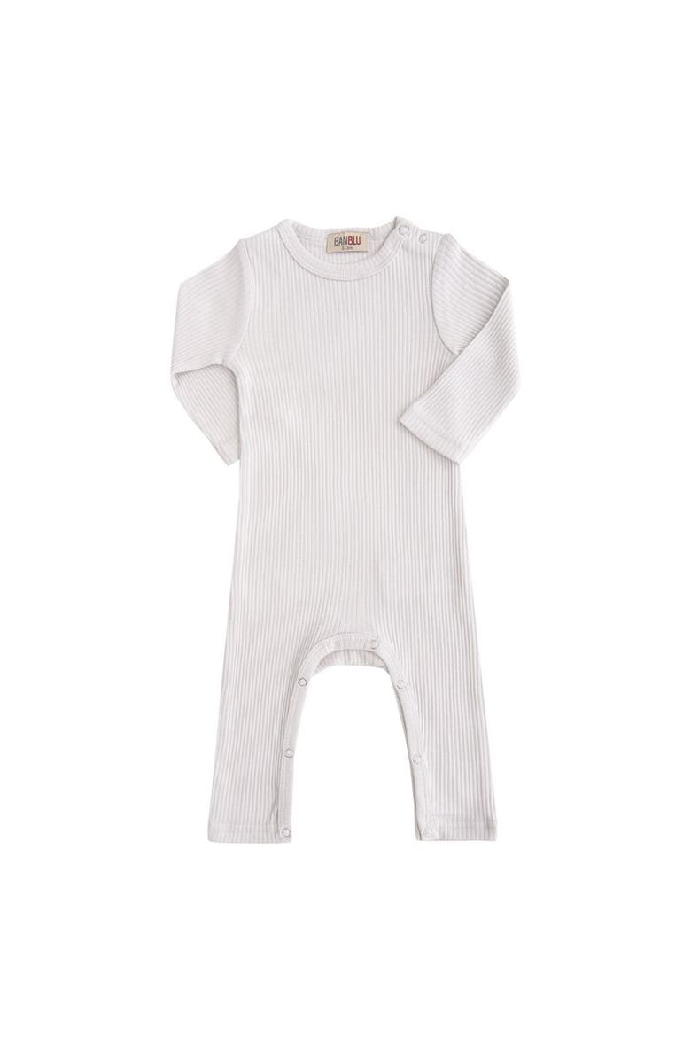 Banblu Long Sleeved Modal Romper, Main, color, Grey