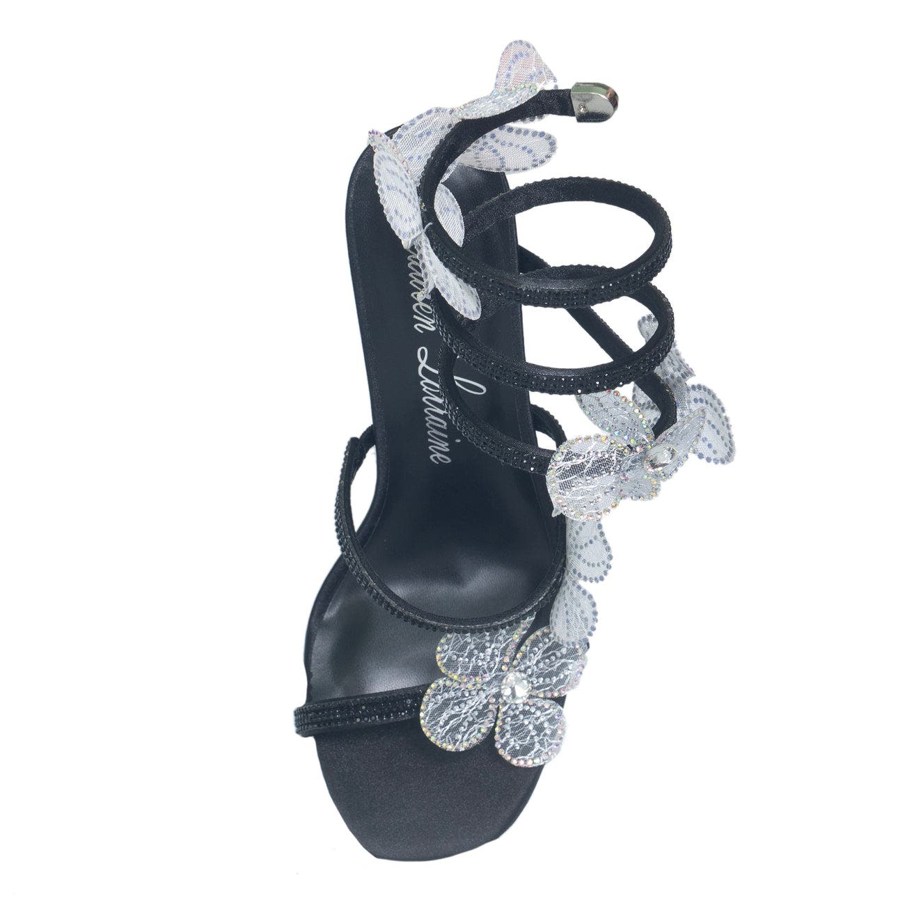 Lauren Lorraine Victoria Sandals, Alternate, color, Black