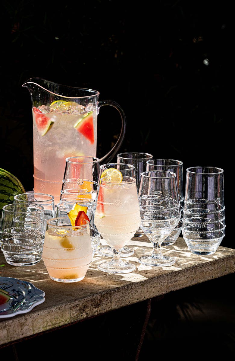 Juliska Amalia Small Acrylic Tumbler, Alternate, color, Clear