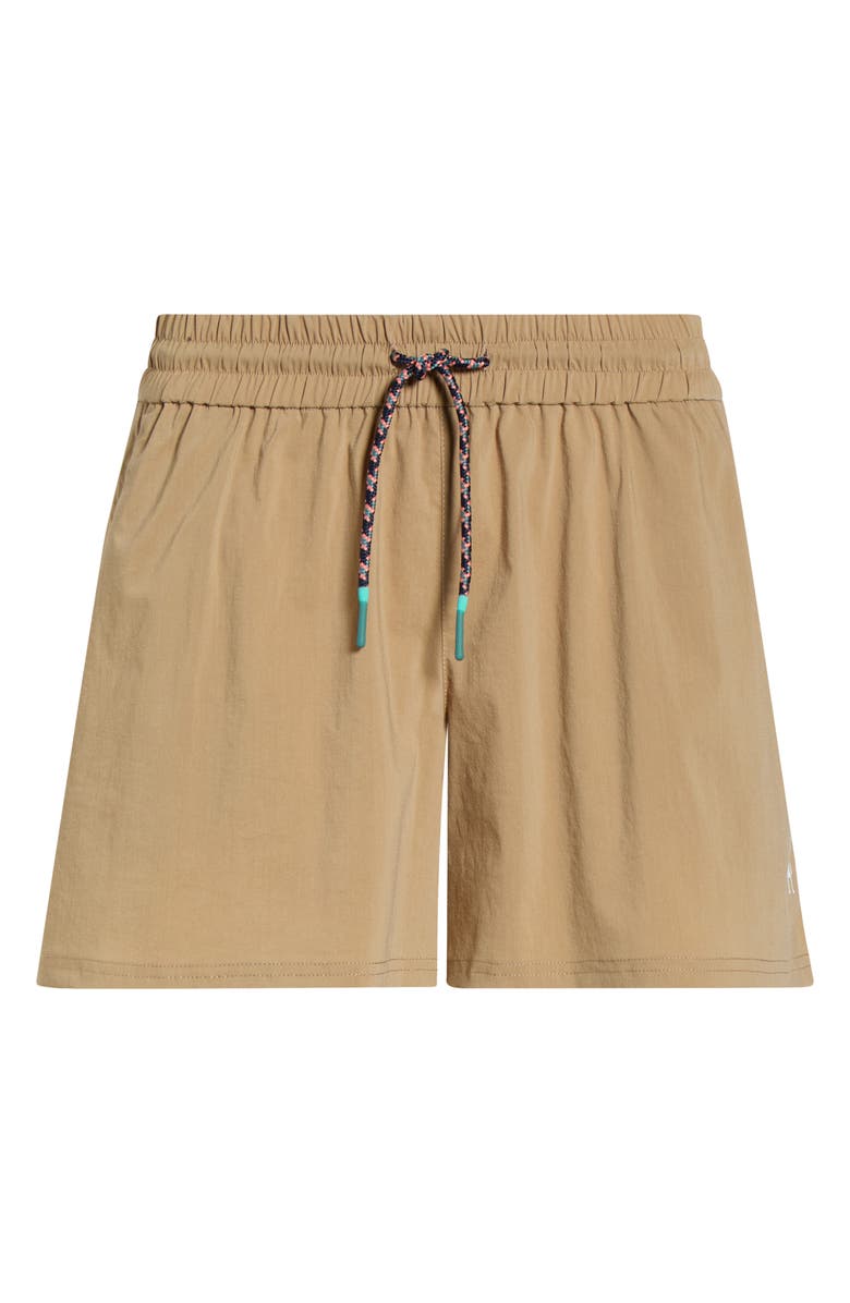 Smartwool Merino Wool Blend Drawstring Shorts, Alternate, color, Khaki