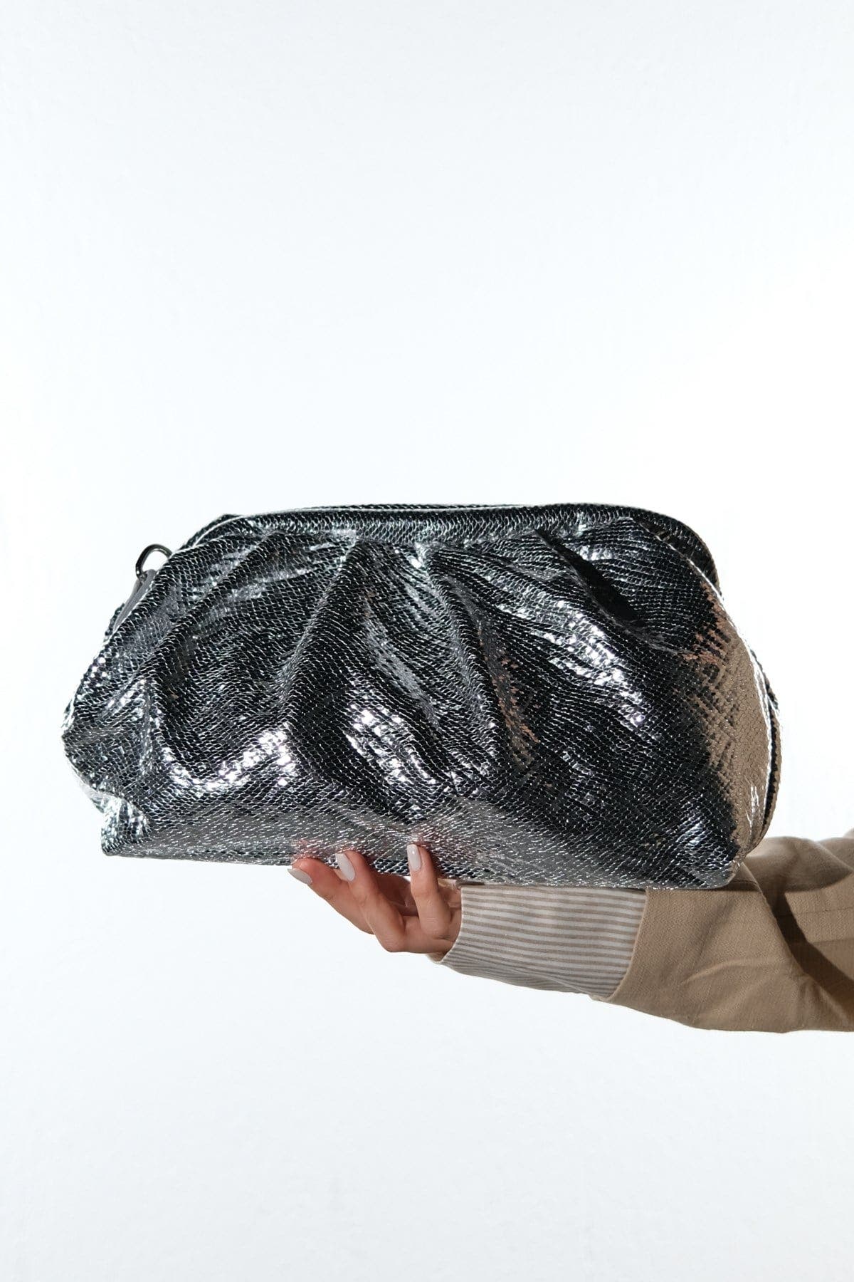 Uvera Fashion Handbag, Alternate, color, Silver