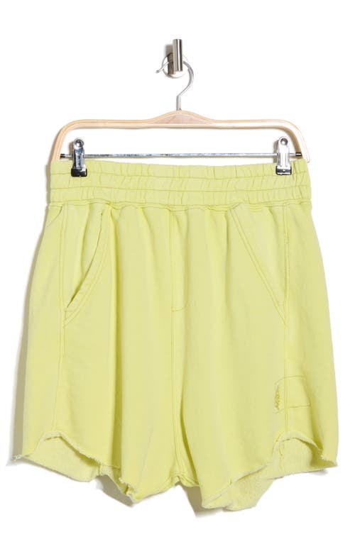 Free People Fp Movement All Star Sweat Shorts In Yellow