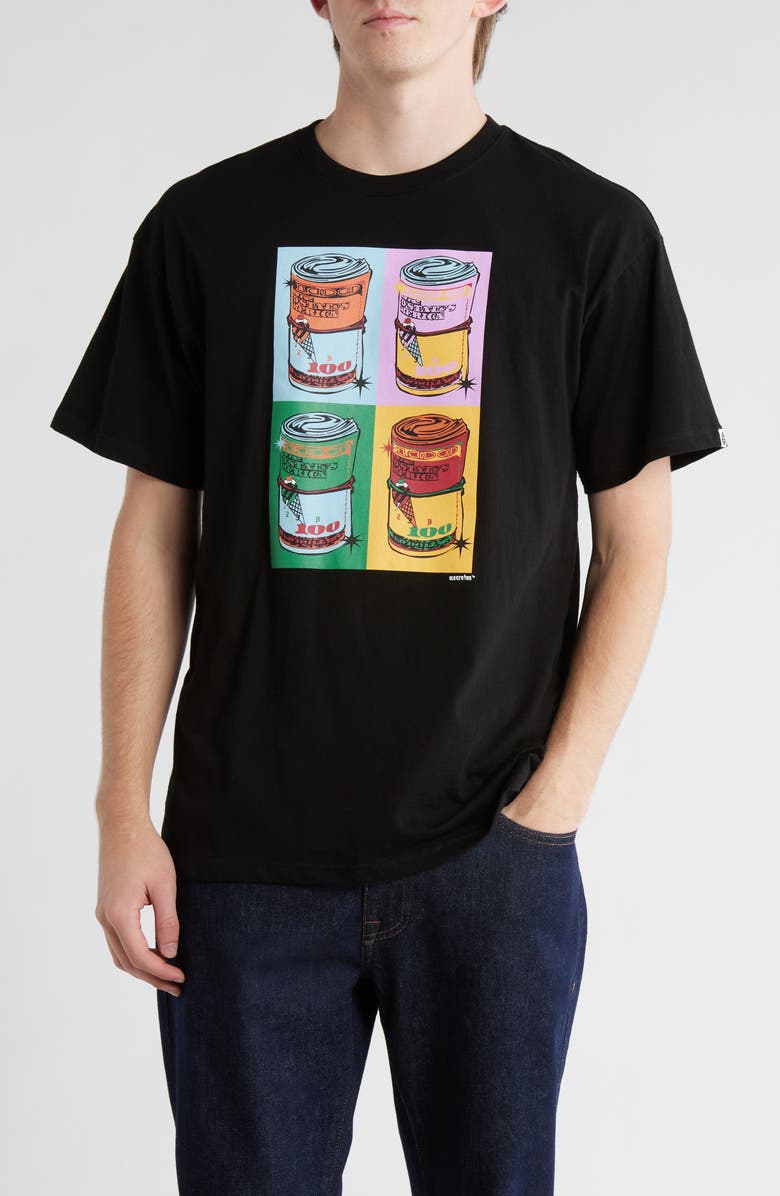 ICECREAM Warbucks Graphic T-Shirt, Main, color, Black