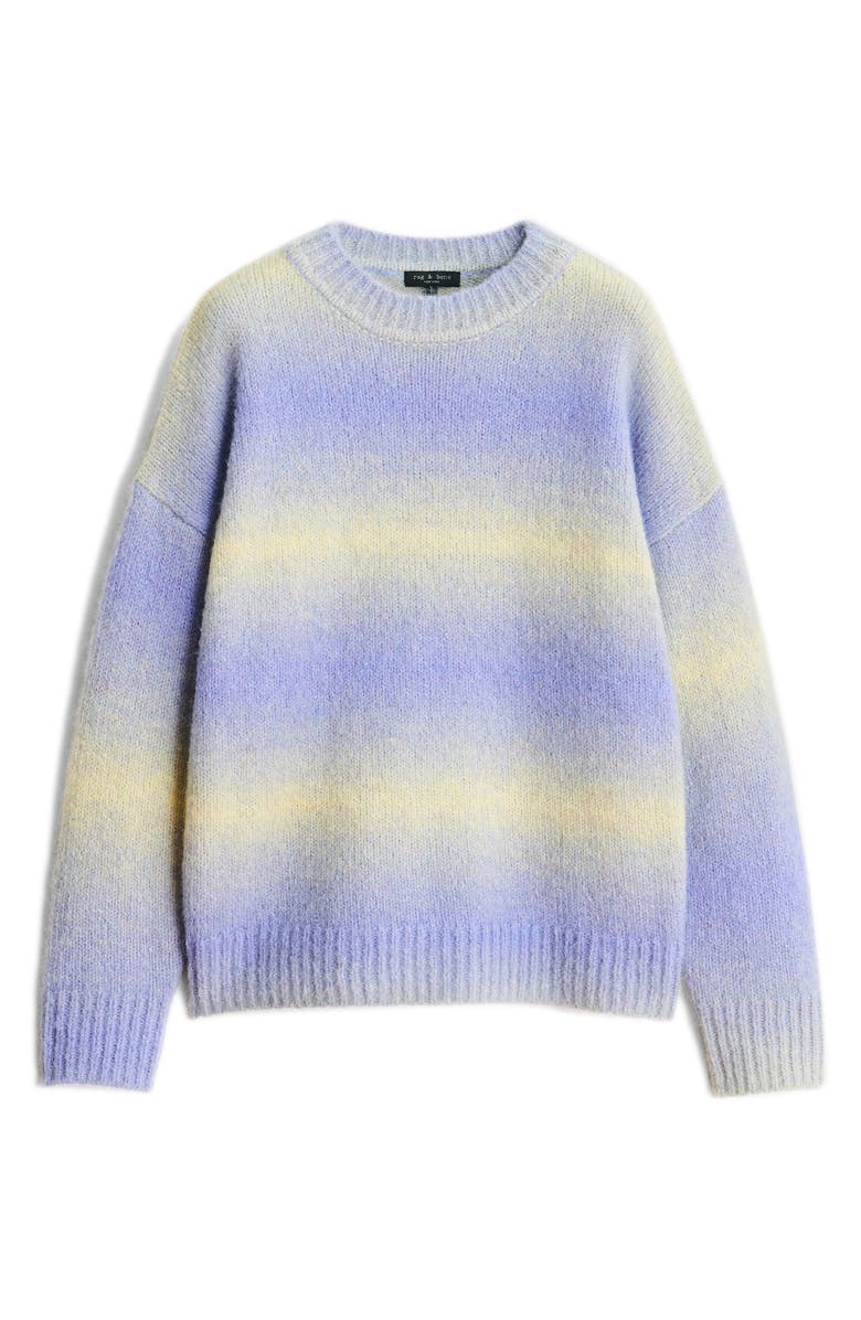 rag & bone Holly Ombré Stripe Alpaca Blend Sweater, Alternate, color, 
