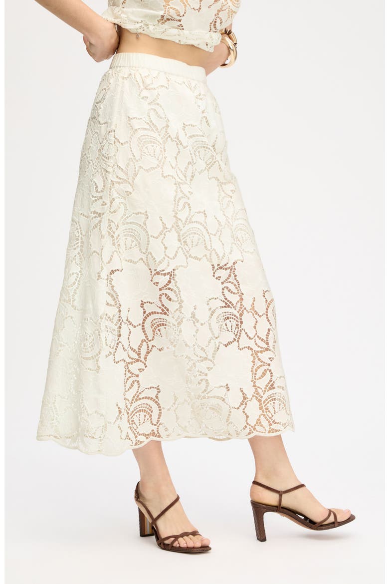 Lace Maxi Skirt, Alternate, color, BRIGHT WHITE