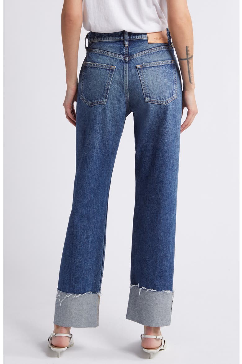 MV Bardmoor Distressing Straight Leg Jeans, Alternate, color, BLUE