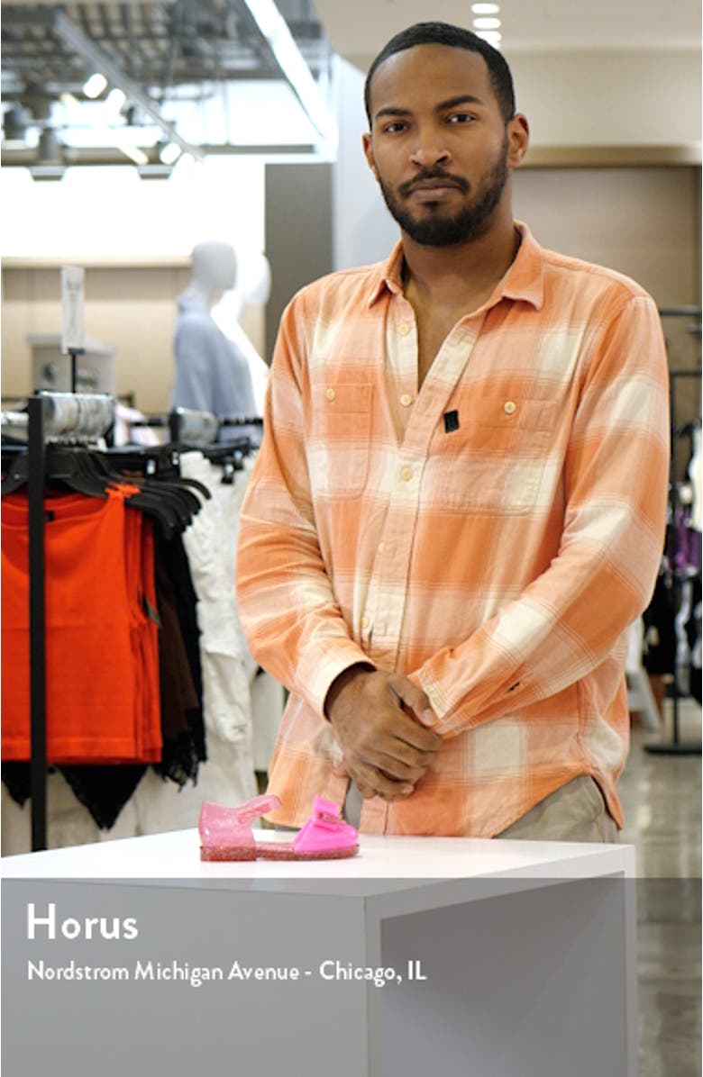 x Barbie<sup>®</sup> Kids' Amy Ankle Strap Flat, sales video thumbnail