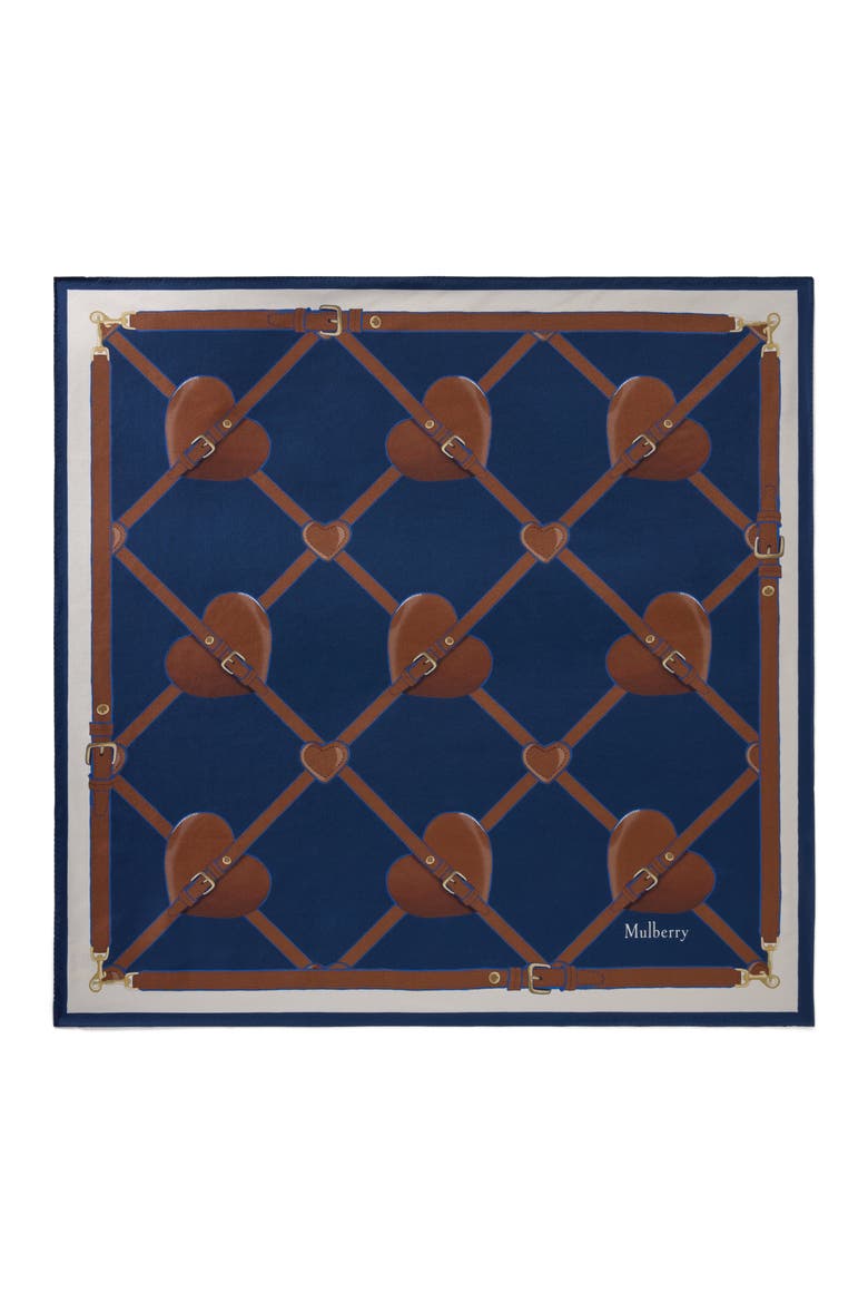 Heart Pocket Square, Main, color, Pigment Blue