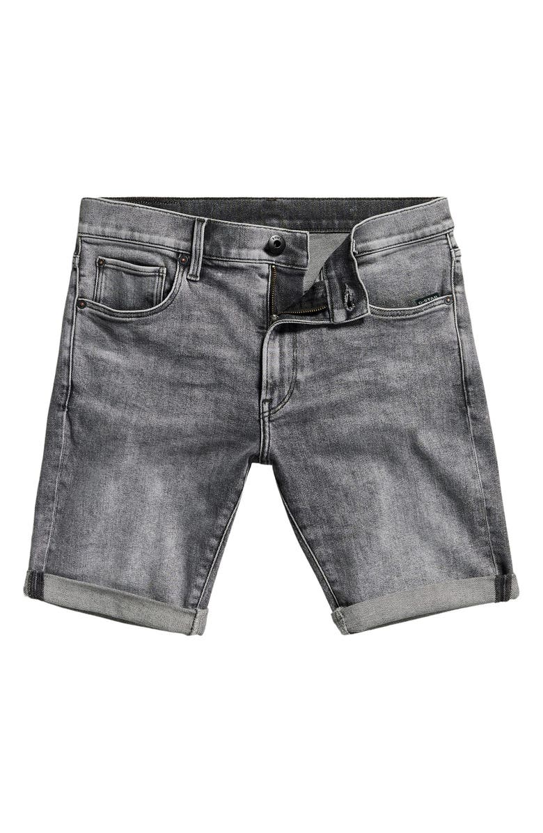 G-STAR 3301 Slim Fit Denim Shorts, Alternate, color,