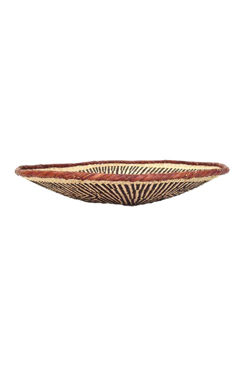 Tonga Wall Decor Basket, Alternate, color, Brown