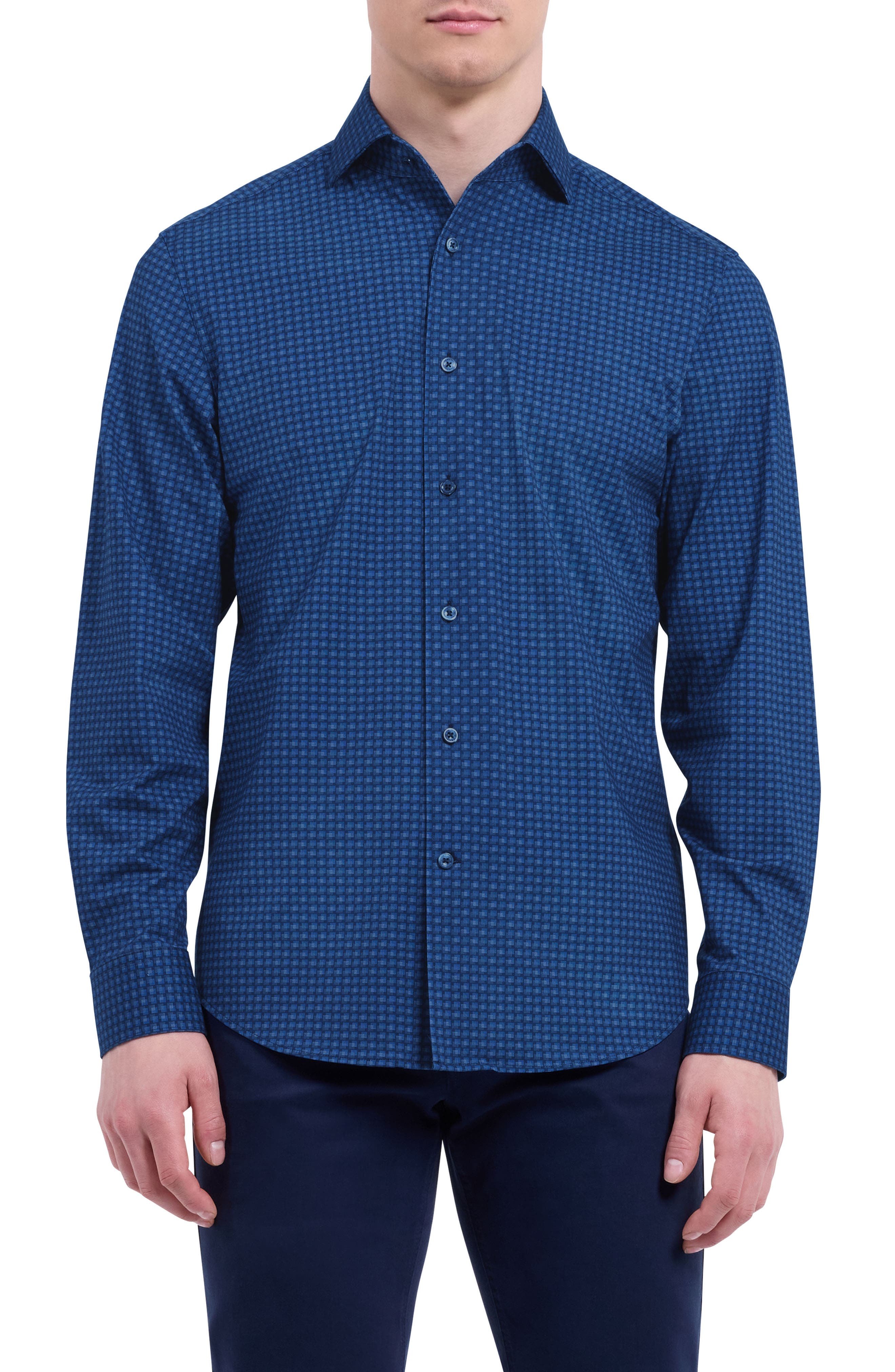 Devon OoohCotton Geo Print Button-Up Shirt