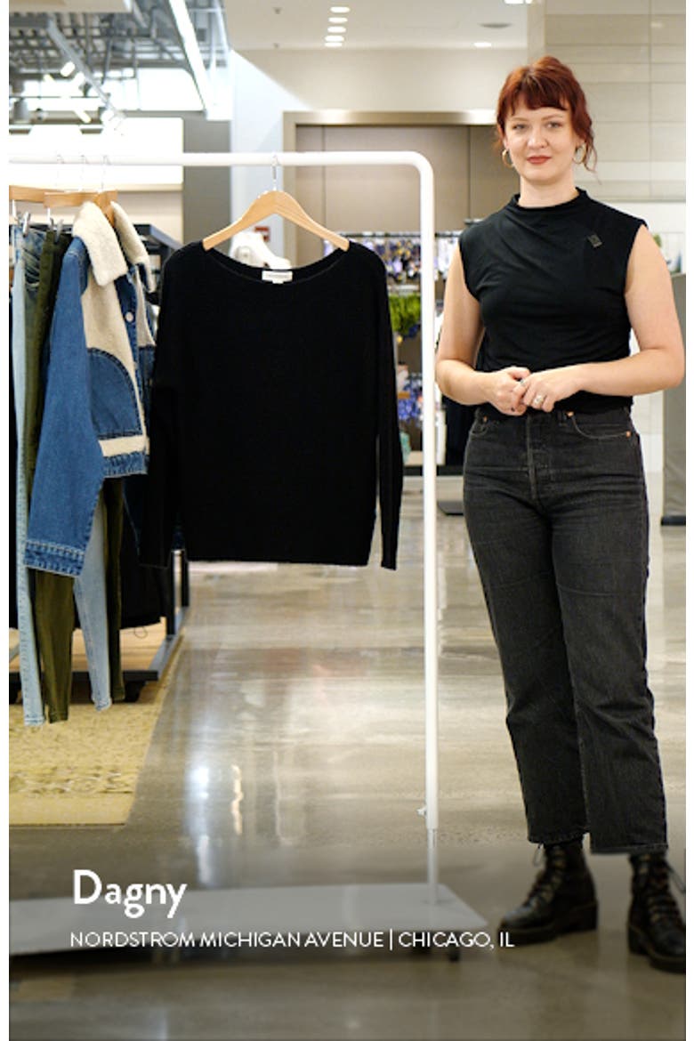 Rib Boat Neck Sweater video