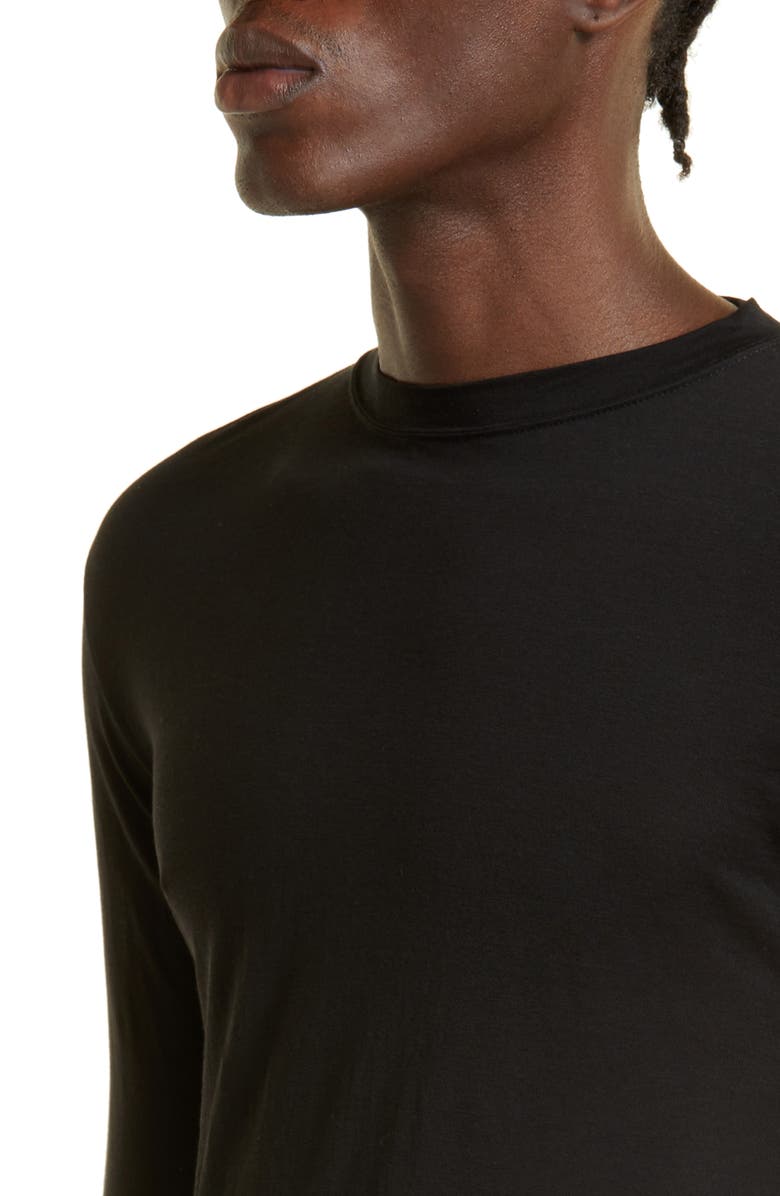 Balenciaga Men's Fitted Long Sleeve Mesh T-Shirt, Alternate, color, 