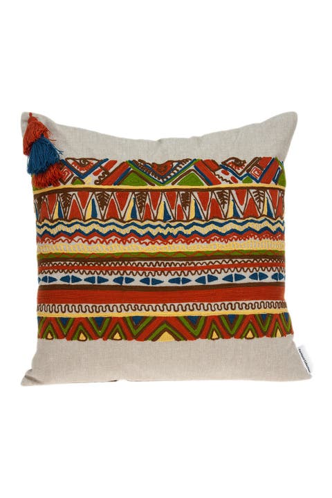 Zelda Bohemian Pillow - 20" x 20" - Multi