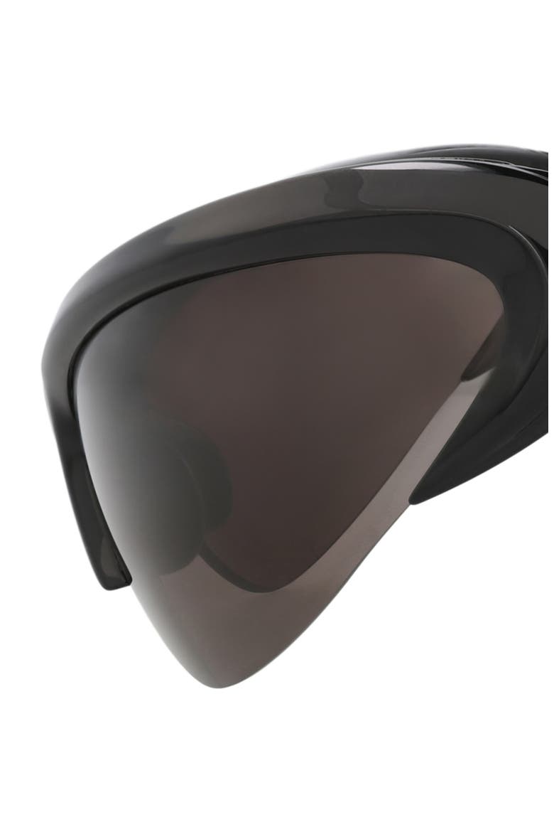 91mm Shield Sunglasses, Alternate, color, BLACK SILVER GREY