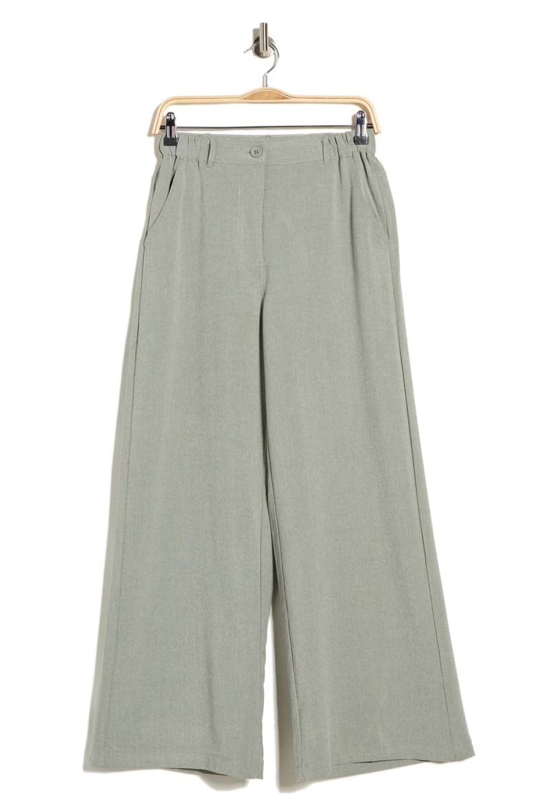 Wide Leg Pants, Alternate, color, SAGE