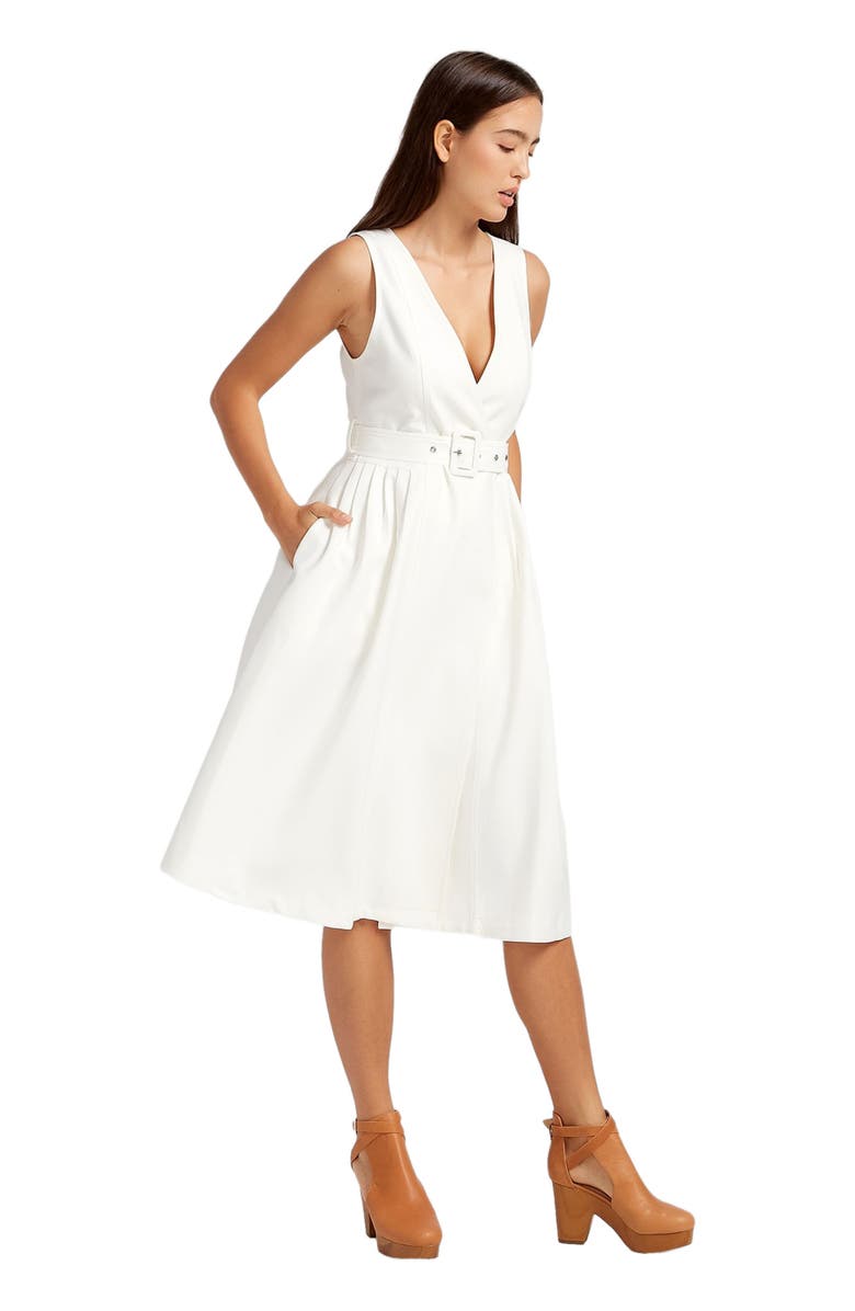 Belle & Bloom Miss Independence Midi Dress, Alternate, color, White