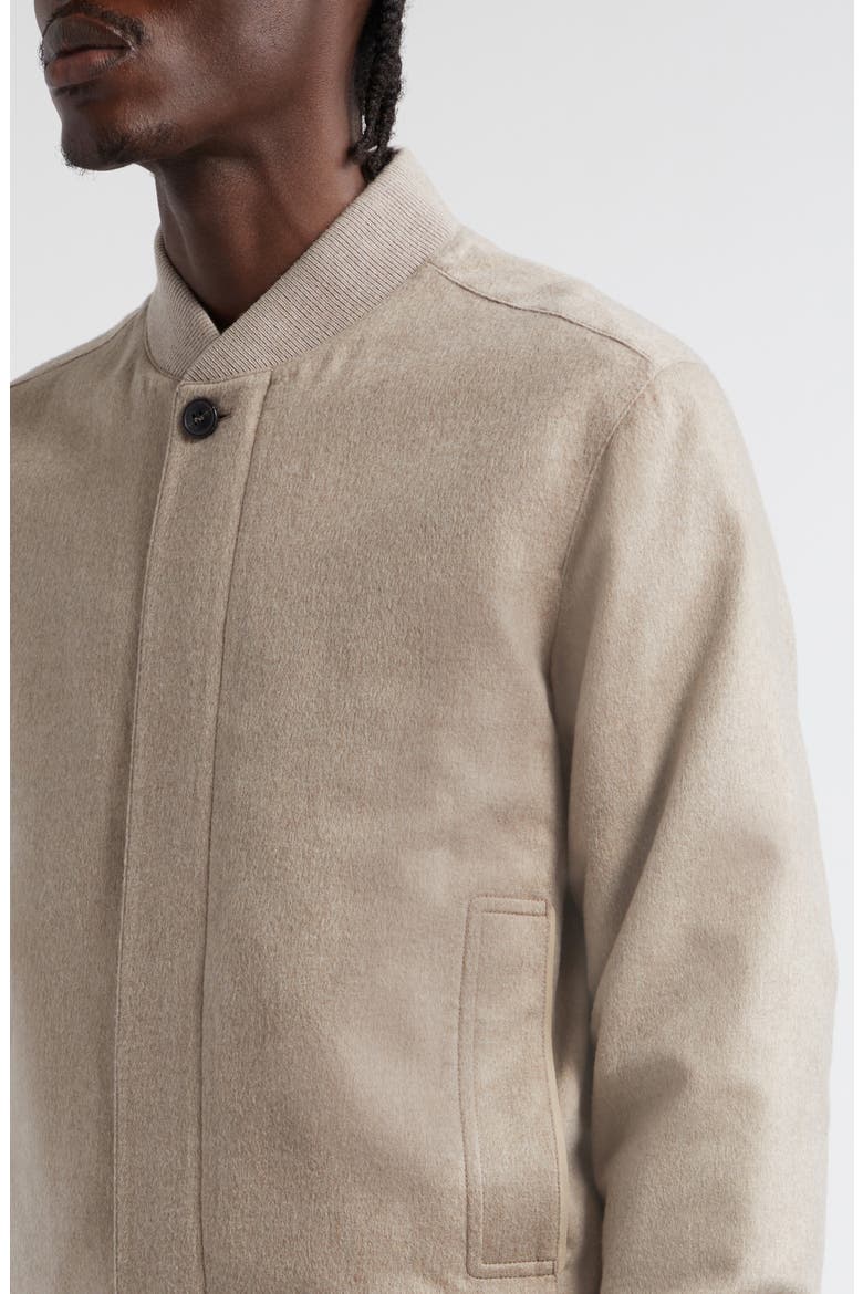 Oasi Cashmere Elements Bomber Jacket, Alternate, color, BEIGE