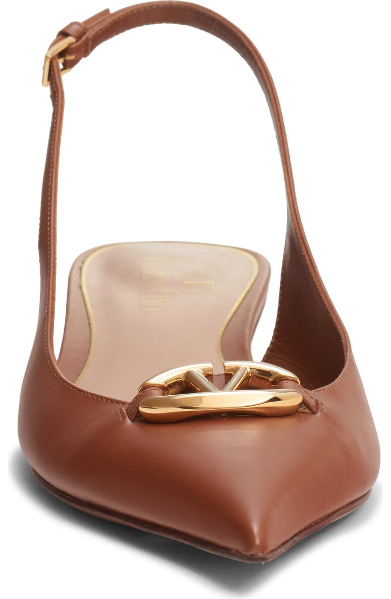 Valentino Garavani VLOGO Moon Pointed Toe Slingback Pump, Alternate, color,