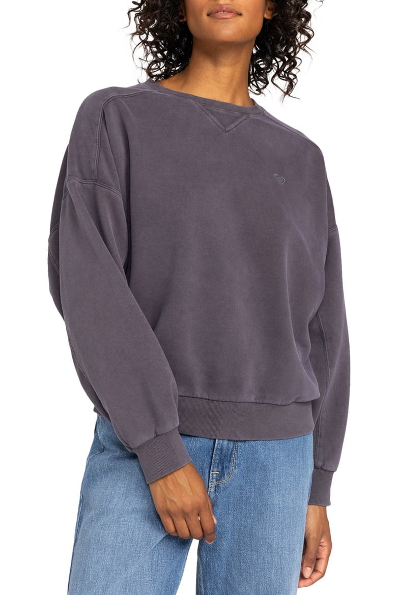 Oasis Haze Sweatshirt, Main, color, PHANTOM