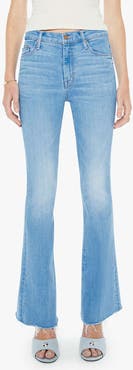 MOTHER Fray Hem Flare Jeans