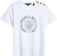 Veronica Beard Carla Logo Graphic T-Shirt