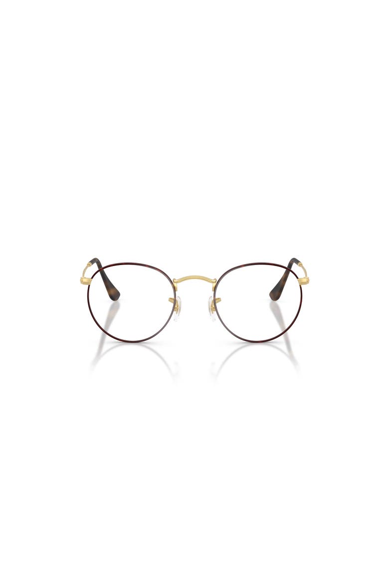 47mm Round optical glasses, Alternate, color, Tortoise