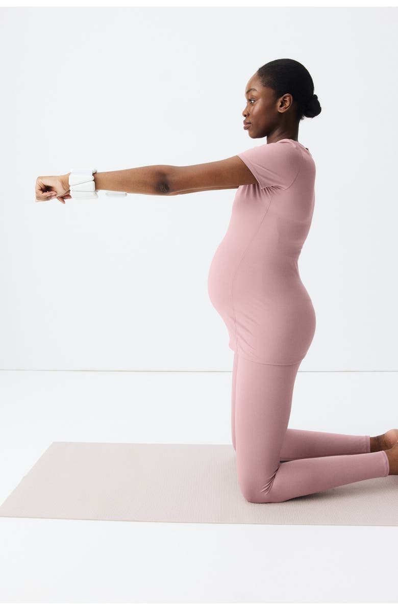 H&M Mama Sports Top, Alternate, color, Antique Rose