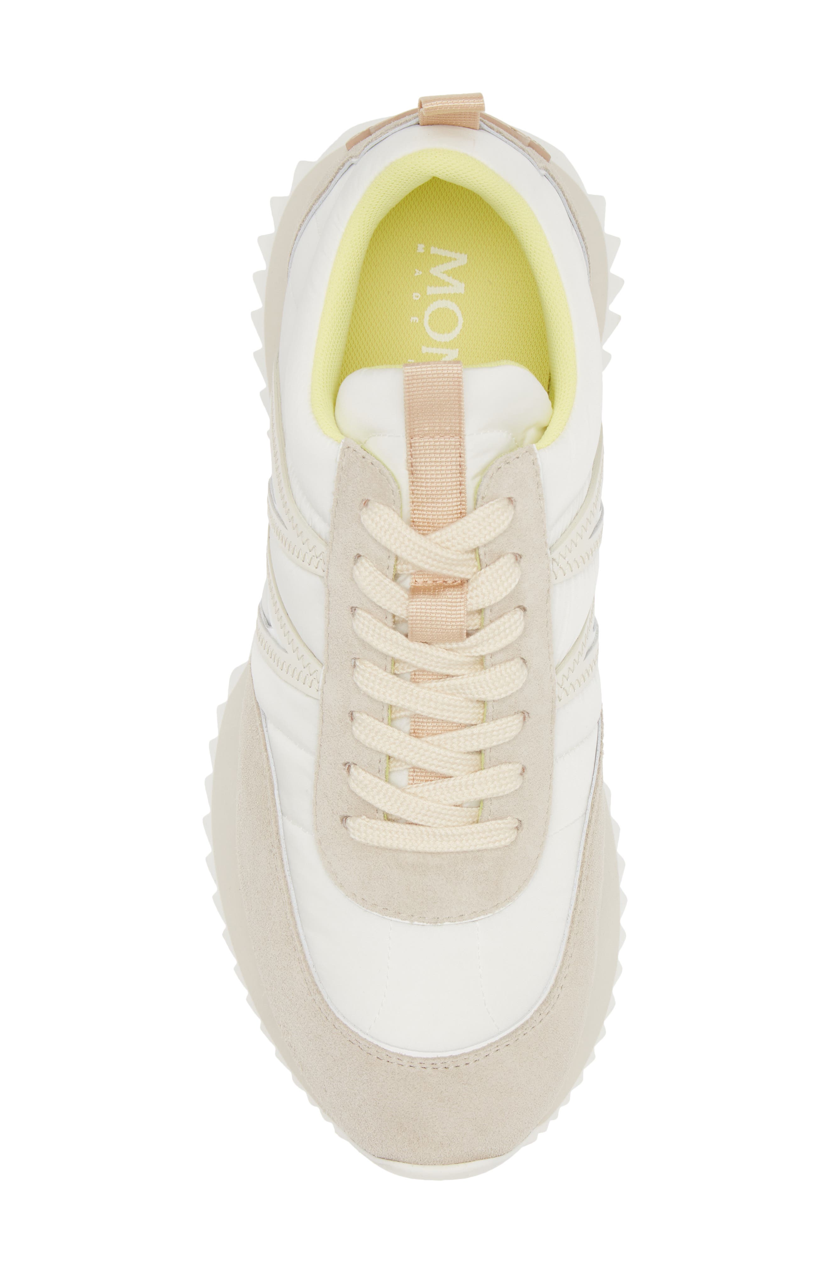Moncler Pacey Low Top Sneaker, Alternate, color, White