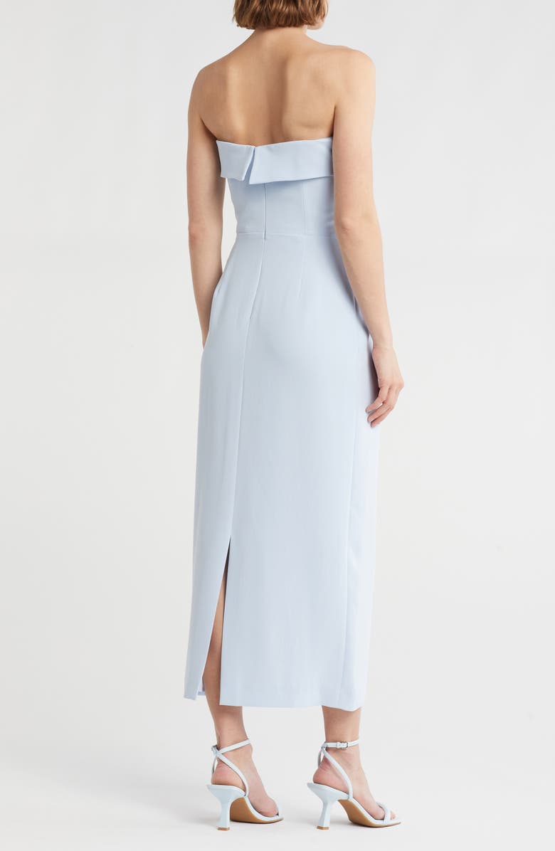 Veronica Beard Absol Strapless Body-Con Dress, Alternate, color, Blue Mist