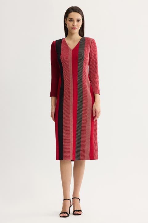 x Anna Marie Lurex Soft Knit Sheath Dress